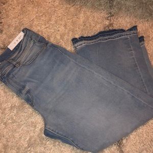 Wide leg jean Capri